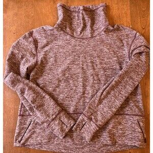 Lululemon Athletica Ready to Rulu Fleece Pullover in Heathered Savannah, Large